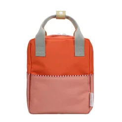 Kinderrucksack Colourblocking | Lifebuoy Orange & Coral Pink (4-7 Jahre)