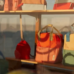 Kinderrucksack Colourblocking | Lifebuoy Orange & Coral Pink (4-7 Jahre)