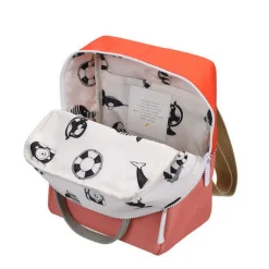 Kinderrucksack Colourblocking | Lifebuoy Orange & Coral Pink (4-7 Jahre)