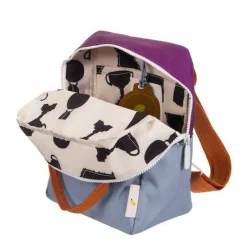 Kinderrucksack Colourblocking | Purple Tights & Badminton Blue (4-7 Jahre)