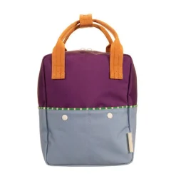 Kinderrucksack Colourblocking | Purple Tights & Badminton Blue (4-7 Jahre)