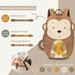 Kinderrucksack | Großer Affe Momo