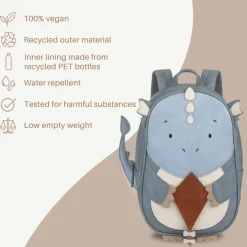 Kinderrucksack | Großer Drache Snorre
