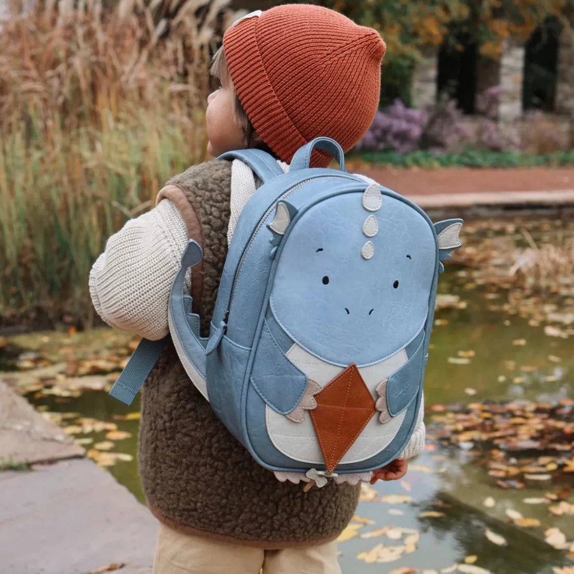 Kinderrucksack | Großer Drache Snorre
