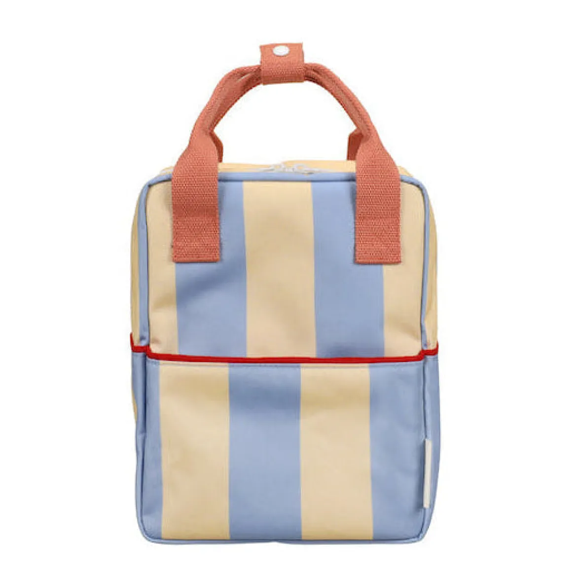 Kinderrucksack Stripes | Cloud Blue & Twiggy Beige (4-7 Jahre)
