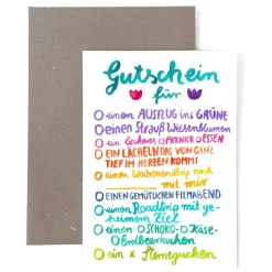 Klappkarte | Gutschein