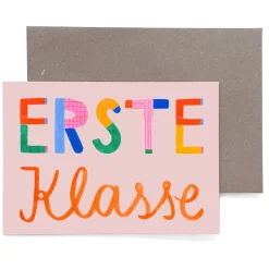Klappkarte zur Einschulung | Erste Klasse