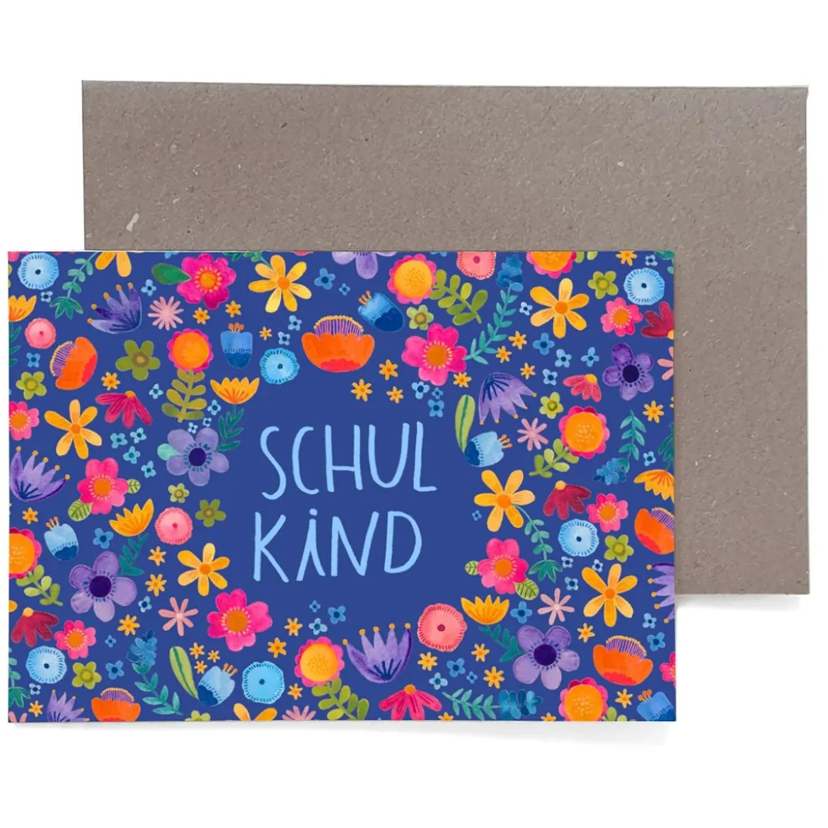 Klappkarte zur Einschulung | Schulkind