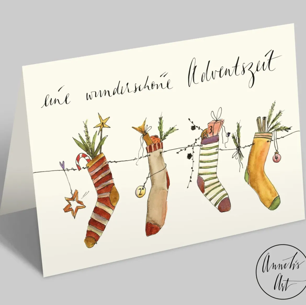 Klappkarte zu Weihnachten | Eine wunderschöne Adventszeit