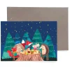 Klappkarte zu Weihnachten | Weihnachtsschmaus