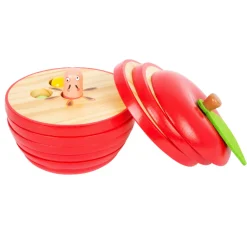 Lernspiel Logisteck | Apfel aus Naturholz