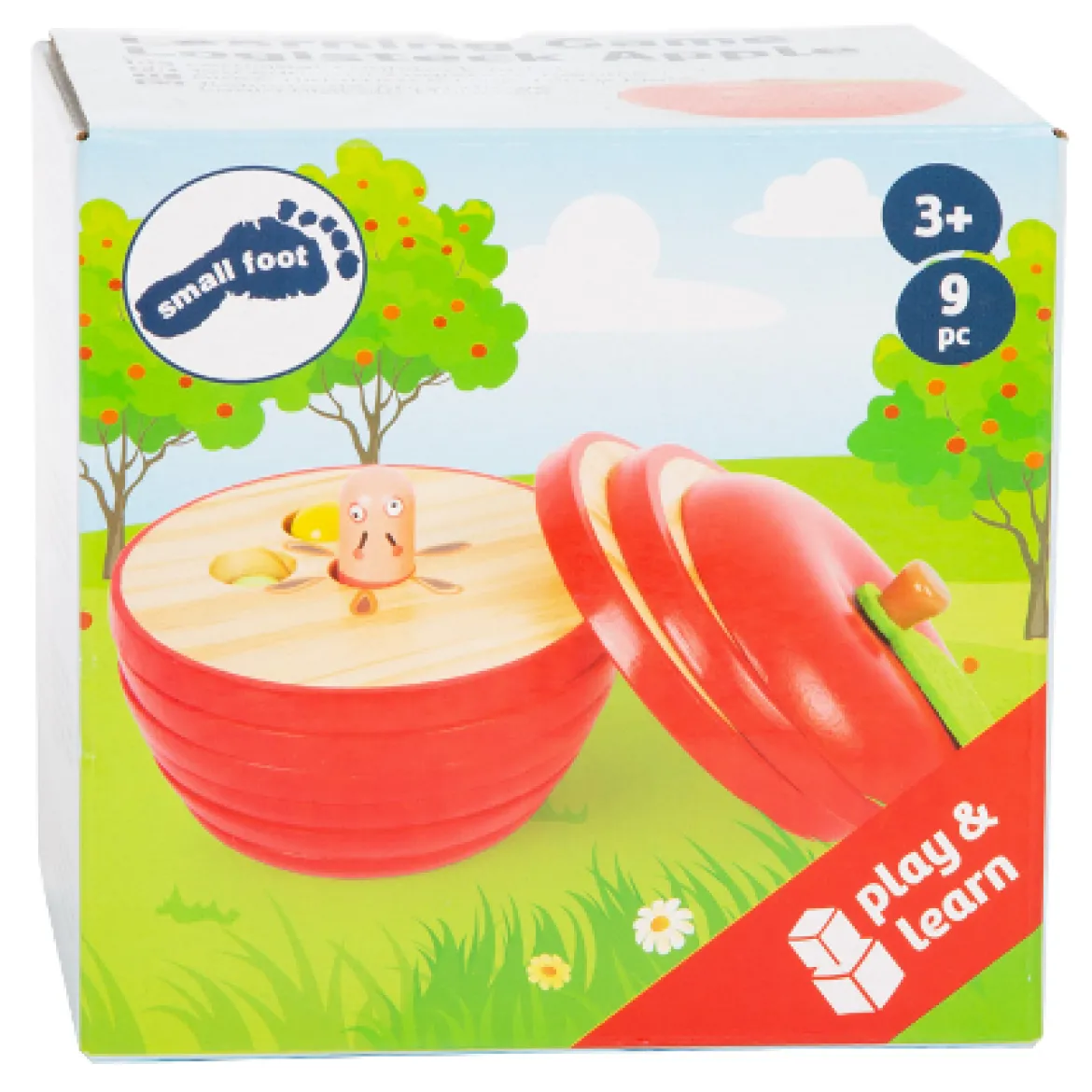 Lernspiel Logisteck | Apfel aus Naturholz