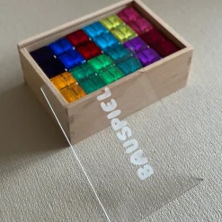 Lichtbauquader in Holzbox | 24 Teile
