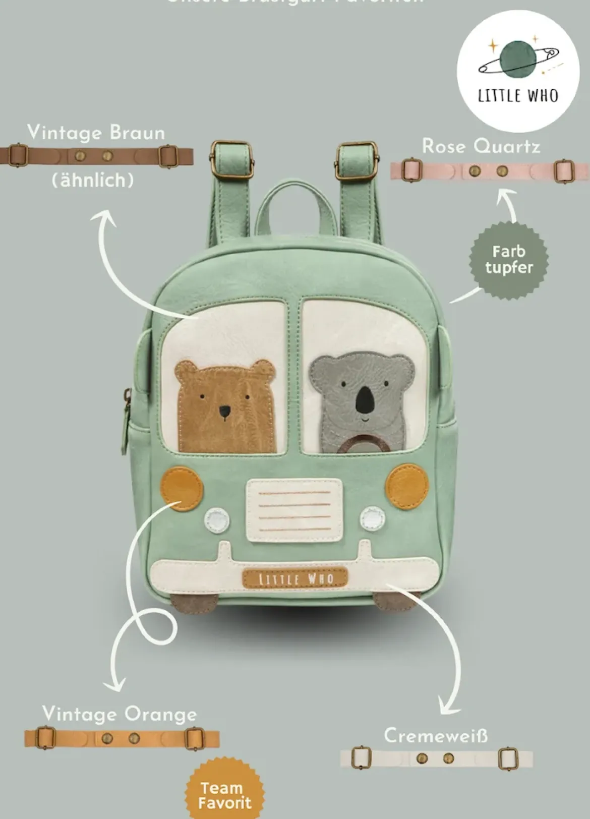 Little Who Brustgurt | Vintage Orange