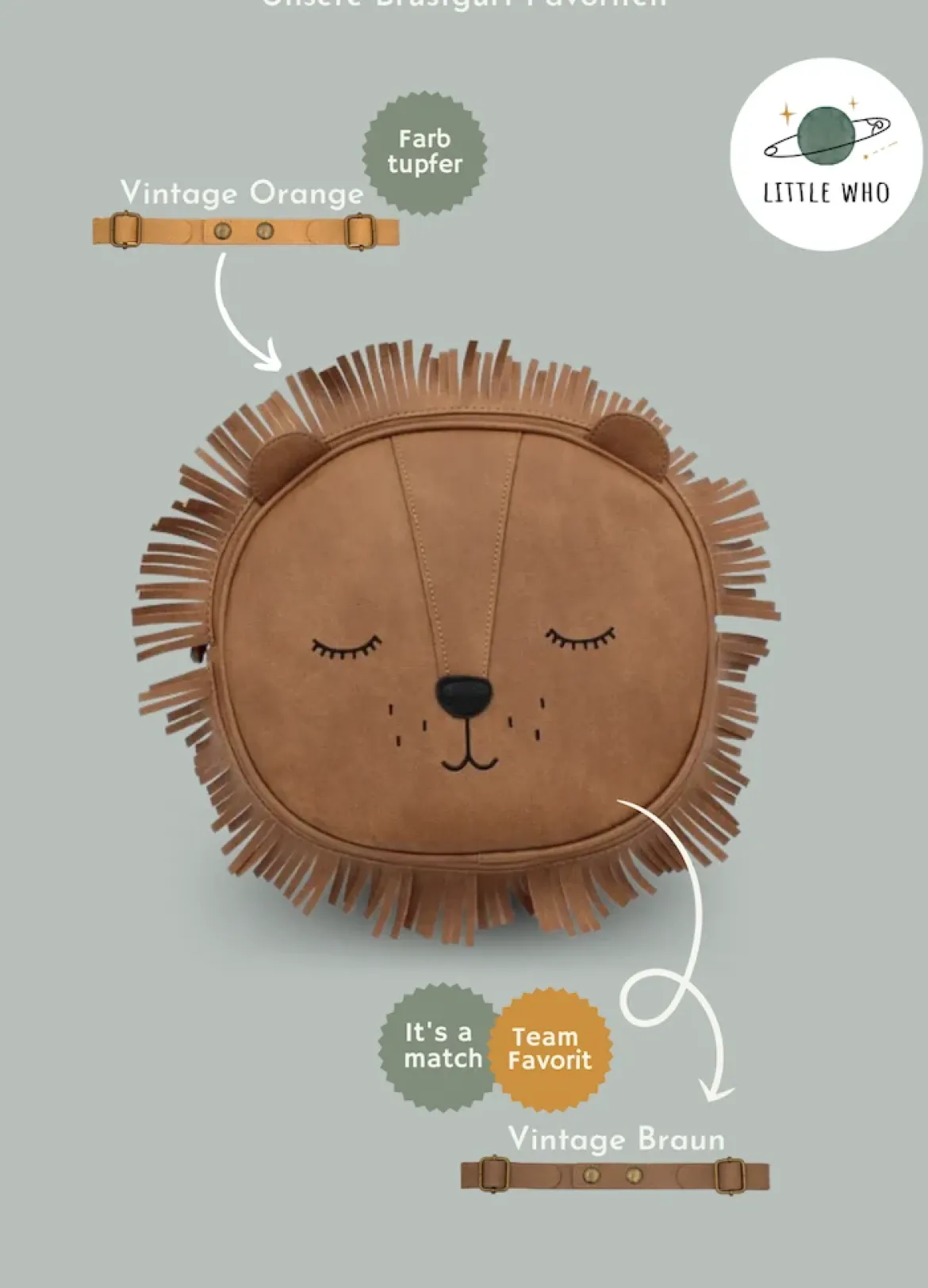 Little Who Brustgurt | Vintage Orange