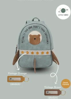 Little Who Namensschild | Vintage Orange