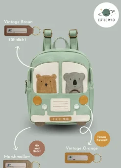 Little Who Namensschild | Vintage Orange