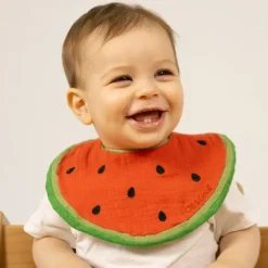 Lätzchen aus Bio-Baumwolle | Wally the Watermelon