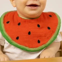 Lätzchen aus Bio-Baumwolle | Wally the Watermelon