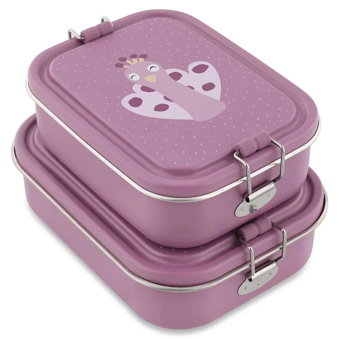 Lunchbox aus Edelstahl | Mrs. Peacock groß