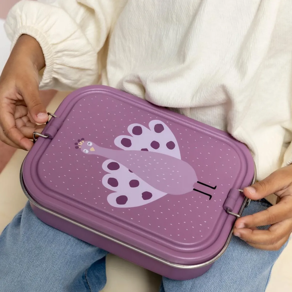 Lunchbox aus Edelstahl | Mrs. Peacock groß