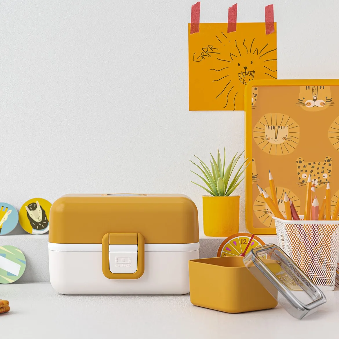 Lunchbox Bento-Box | Senfgelb