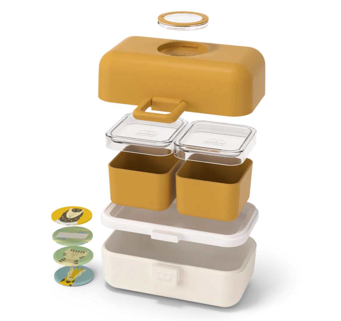 Lunchbox Bento-Box | Senfgelb