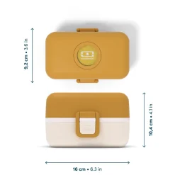 Lunchbox Bento-Box | Senfgelb