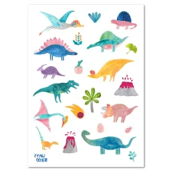 Lustige Kindertattoos | Dinos