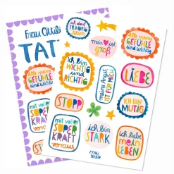 Lustige Kindertattoos | Positive Affirmationen