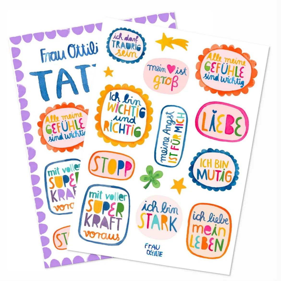 Lustige Kindertattoos | Positive Affirmationen