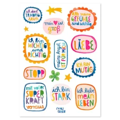 Lustige Kindertattoos | Positive Affirmationen