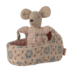 Maileg | Babymaus in Tragetasche (Rose)