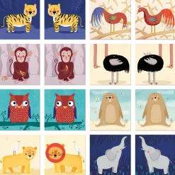 Memory-Spiel | Wild animals