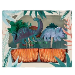Meri Meri Cupcake-Set | Königreich der Dinos