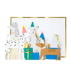 Meri Meri 3D-Geburtstagskarte | Dog party