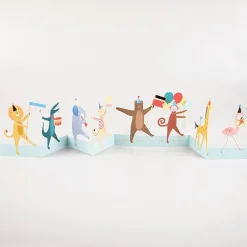Meri Meri 3D-Geburtstagskarte | Tierparade