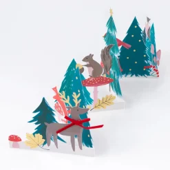 Meri Meri 3D-Weihnachtskarte | Winter Woodland