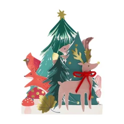 Meri Meri 3D-Weihnachtskarte | Winter Woodland