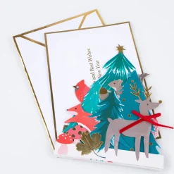 Meri Meri 3D-Weihnachtskarte | Winter Woodland