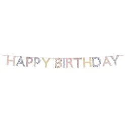 Meri Meri x Liberty Geburtstags-Girlande | Happy Birthday