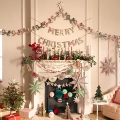 Meri Meri x Liberty Weihnachts-Girlande | Merry Christmas