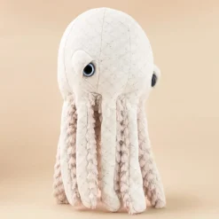 Mini Octopus Albino Fur | 30 cm