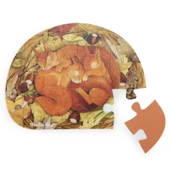 4 Mini Puzzle Tiere | 4 x 12 Teile