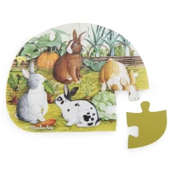 4 Mini Puzzle Tiere | 4 x 12 Teile