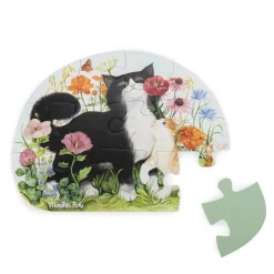 4 Mini Puzzle Tiere | 4 x 12 Teile