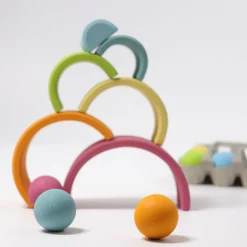 Mittlerer Regenbogen Pastell | 6 Teile