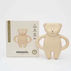 Moonie Beißring aus Naturkautschuk | Bär Sand