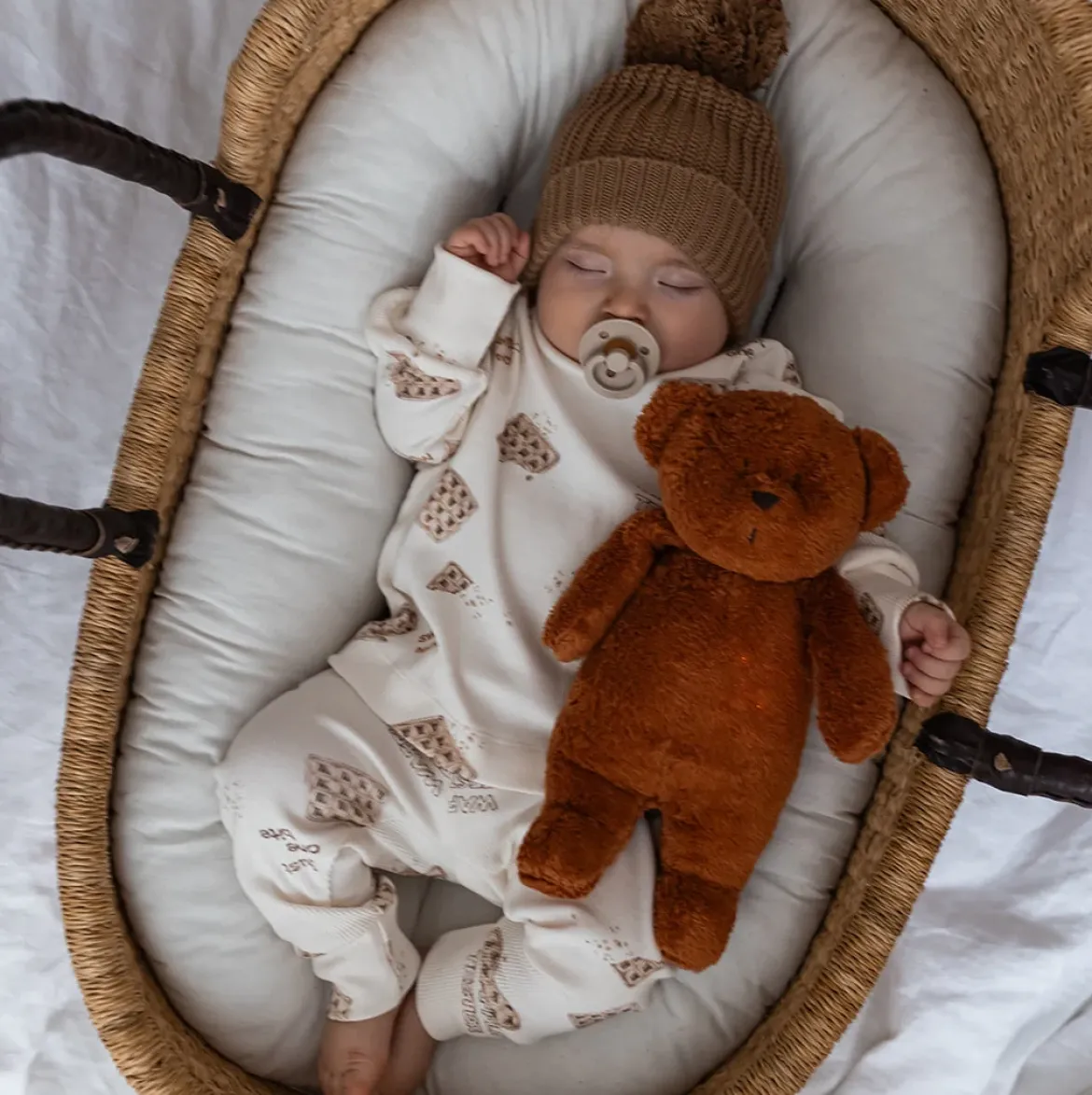 Moonie Einschlafbär | Organic Karamell