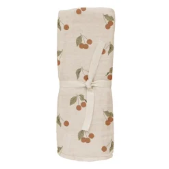 Mulltuch aus 100% Baumwolle | Kirsche
